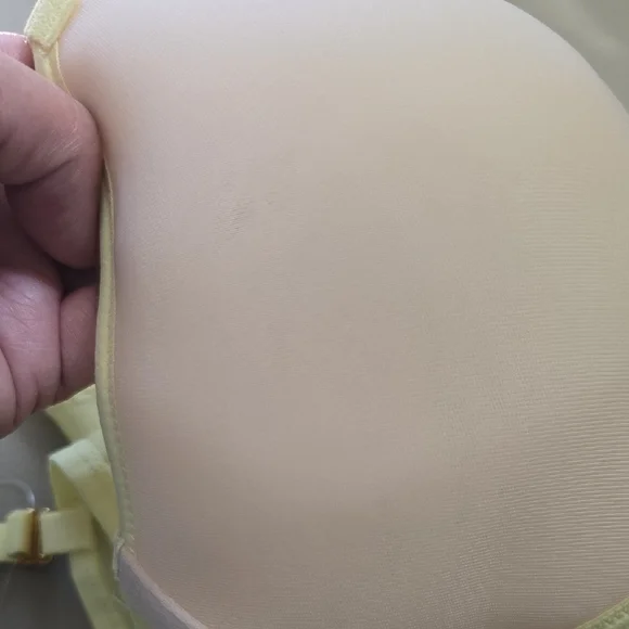 Soma Yellow Lace Bra Full Coverage Intimates - Picture 12 of 13